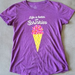 Life is better with sprinkles tshirt
